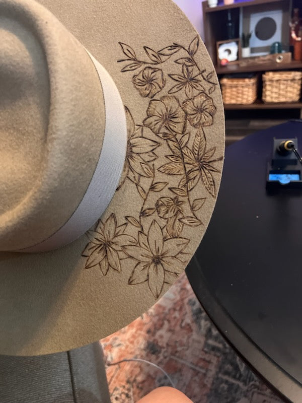 Custom Hat - 100% Wool Panama Rancher Hat