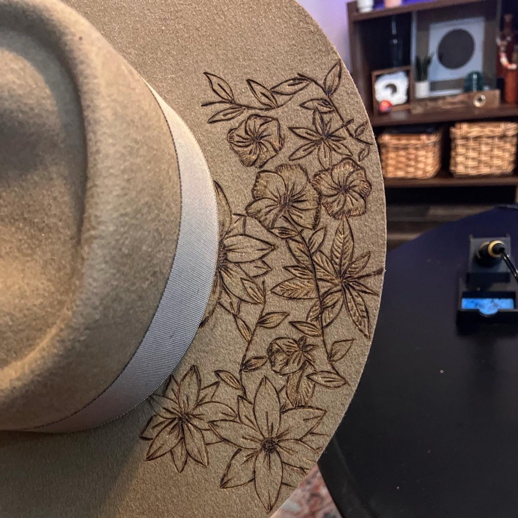 Custom Hat - 100% Wool Panama Rancher Hat